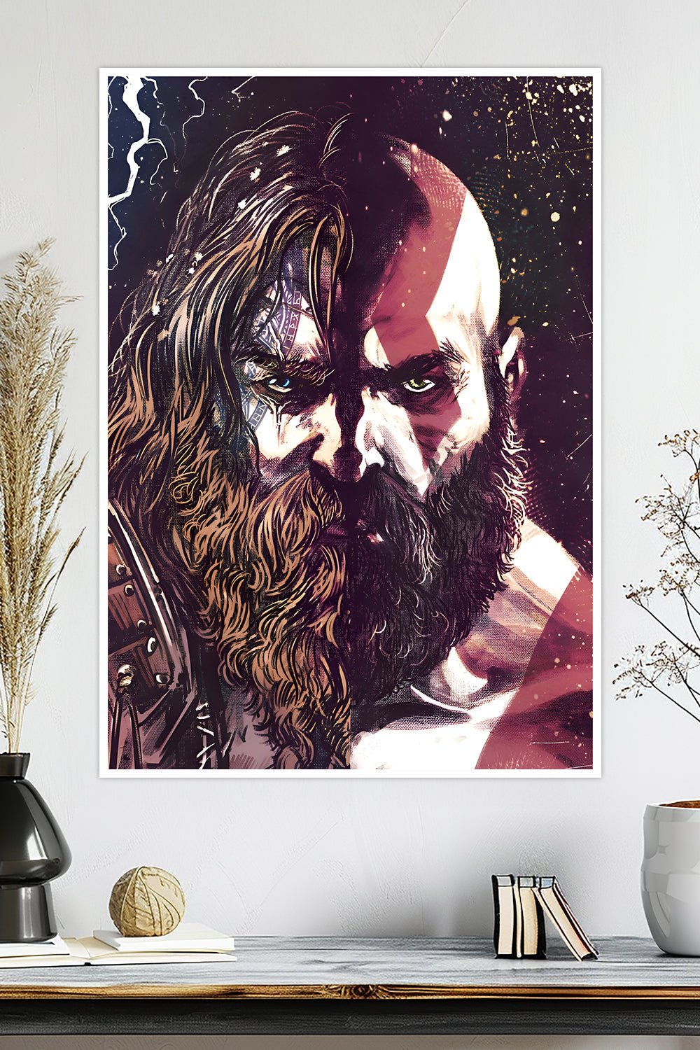 Thor vs. Kratos | God of War | Kratos & Atreus | Game Poster