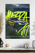 Mazda RX-7 | AI Concept | Car Poster