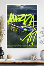 Mazda RX-7 | AI Concept | Car Poster