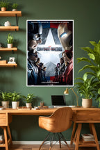 Captain America: Civil War | Iron Man vs. Captain America | Marvel Poster