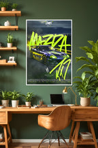 Mazda RX-7 | AI Concept | Car Poster