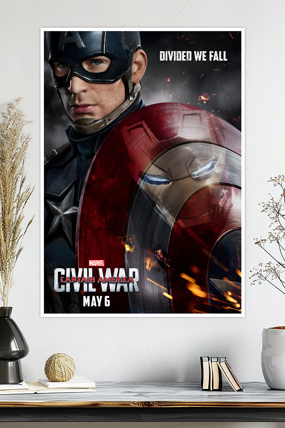 Captain America: Civil War | Iron Man vs. Captain America | Marvel Poster