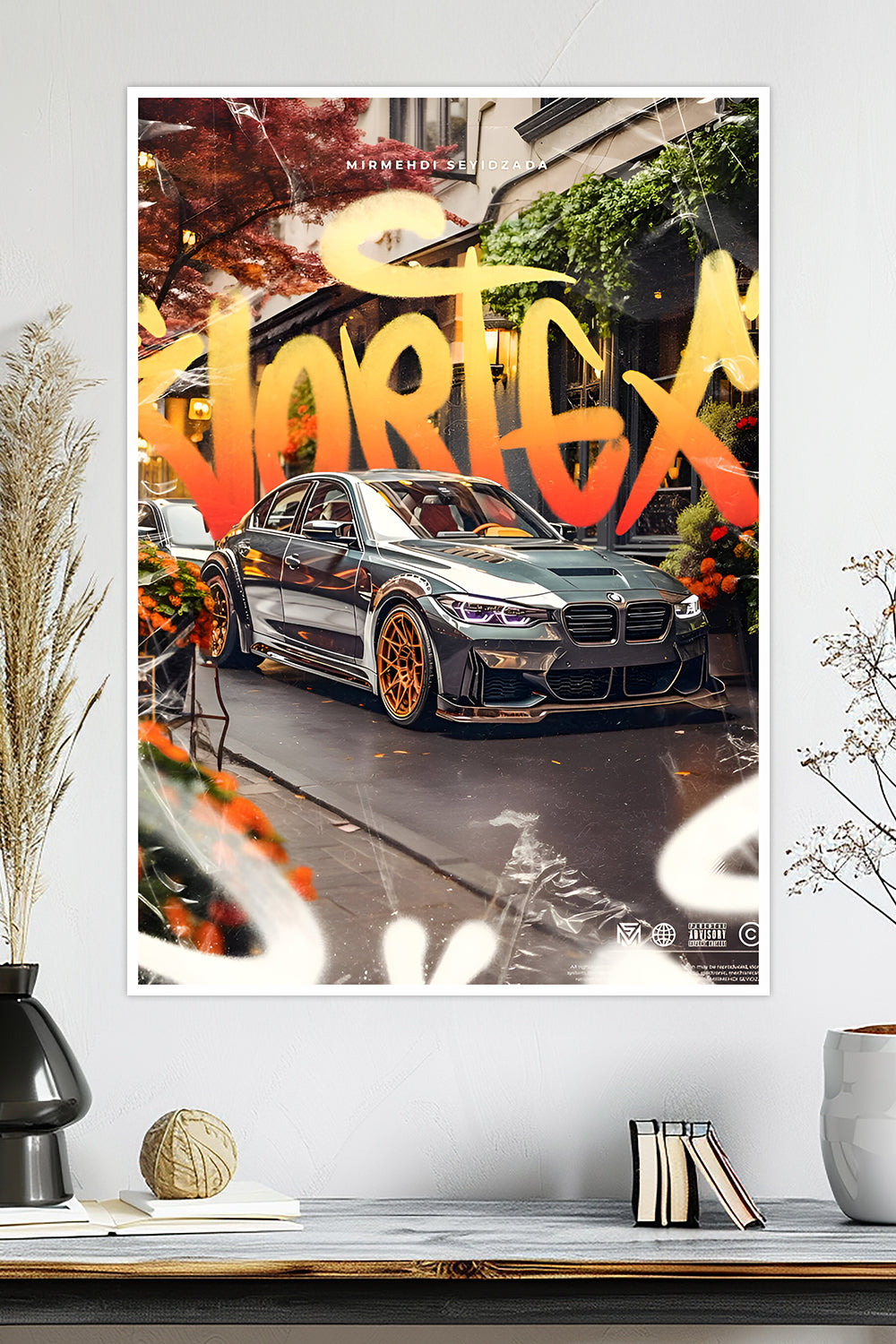BMW M3 | Vortex | Car Poster