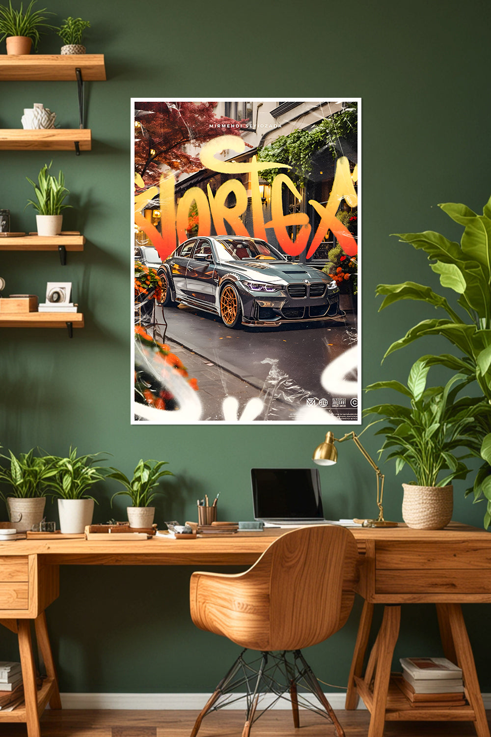 BMW M3 | Vortex | Car Poster