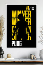 PUBG | Winner Winner Chicken Dinner | BGMI | Game Poster