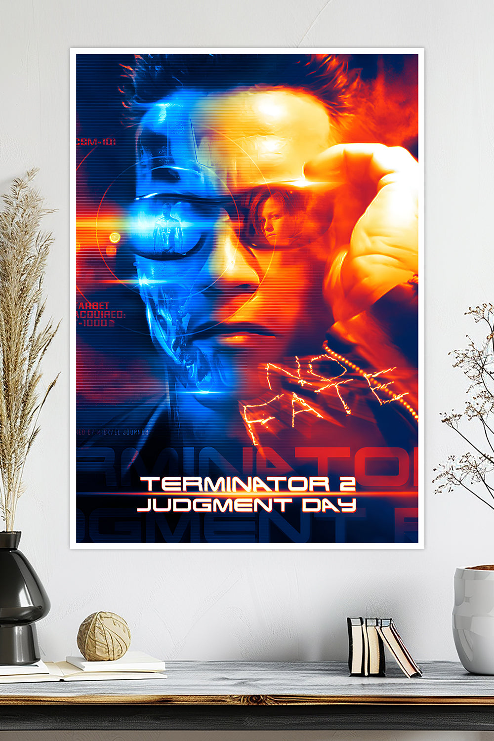 Terminator 2: Judgment Day | T-800 Art | Movie Poster