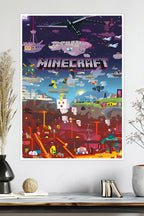 Minecraft | Creeper & Steve | Game Poster