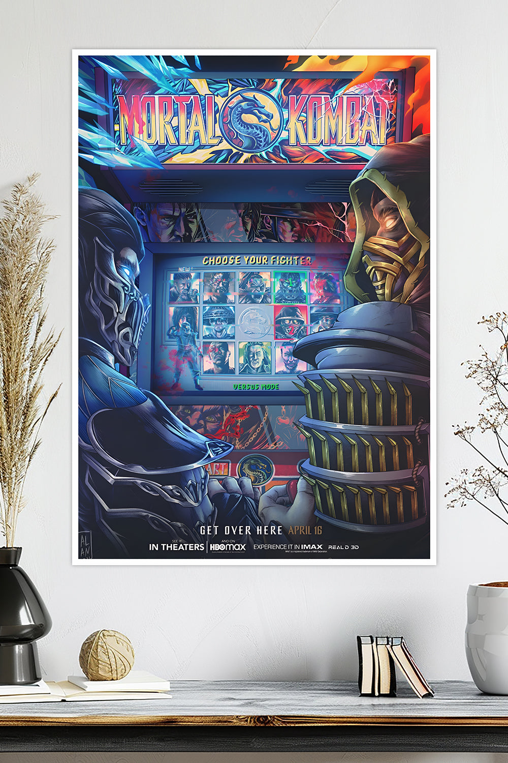 Sub-Zero & Scorpion | Mortal Kombat | Game Poster