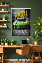 Porsche 911 | T-Rex Edition | "Rawr" | Car Poster
