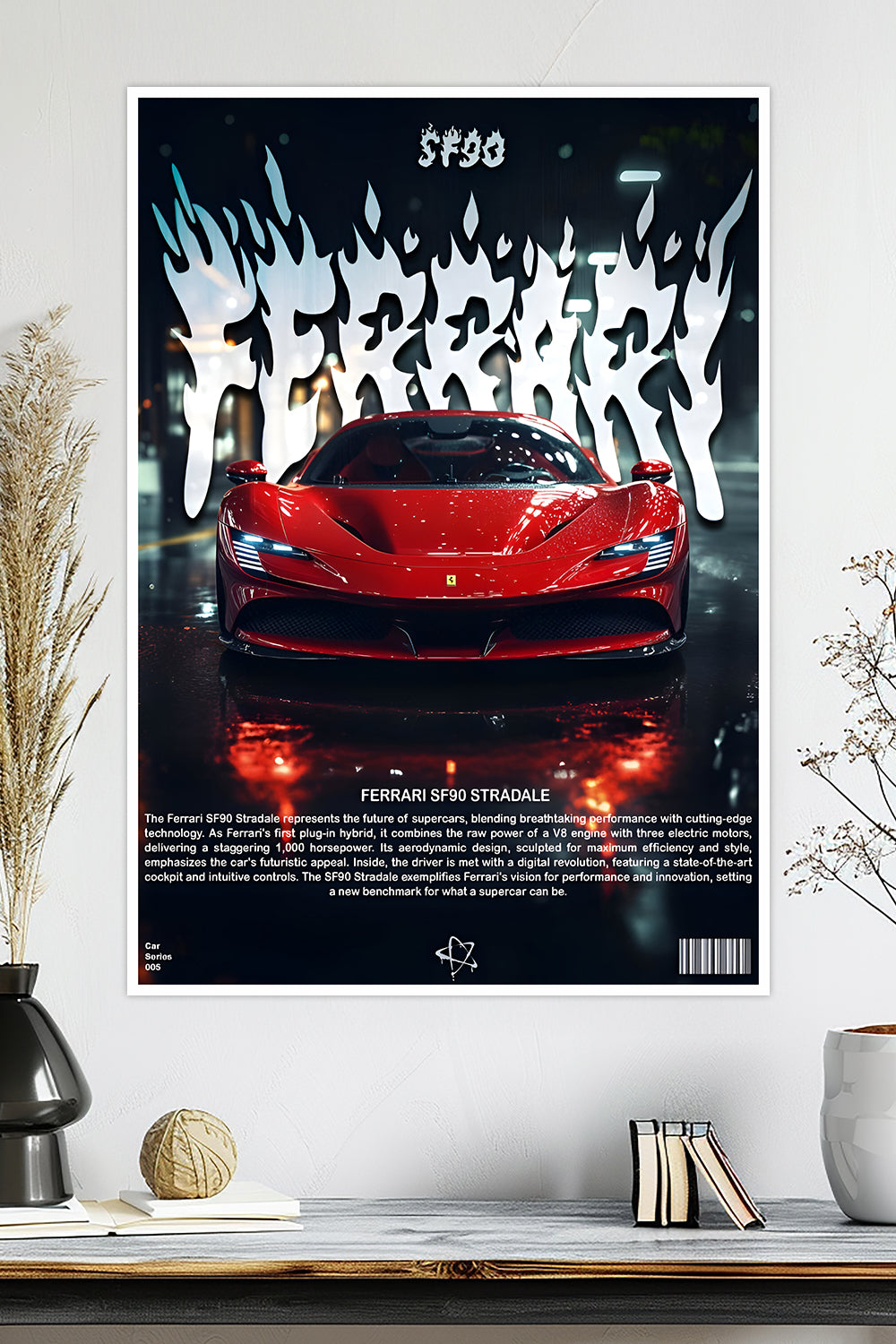 Ferrari SF90 Stradale | Car Poster