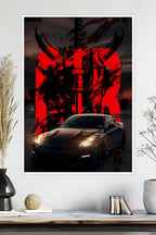 Nissan GT-R | Samurai Demon | Car Poster