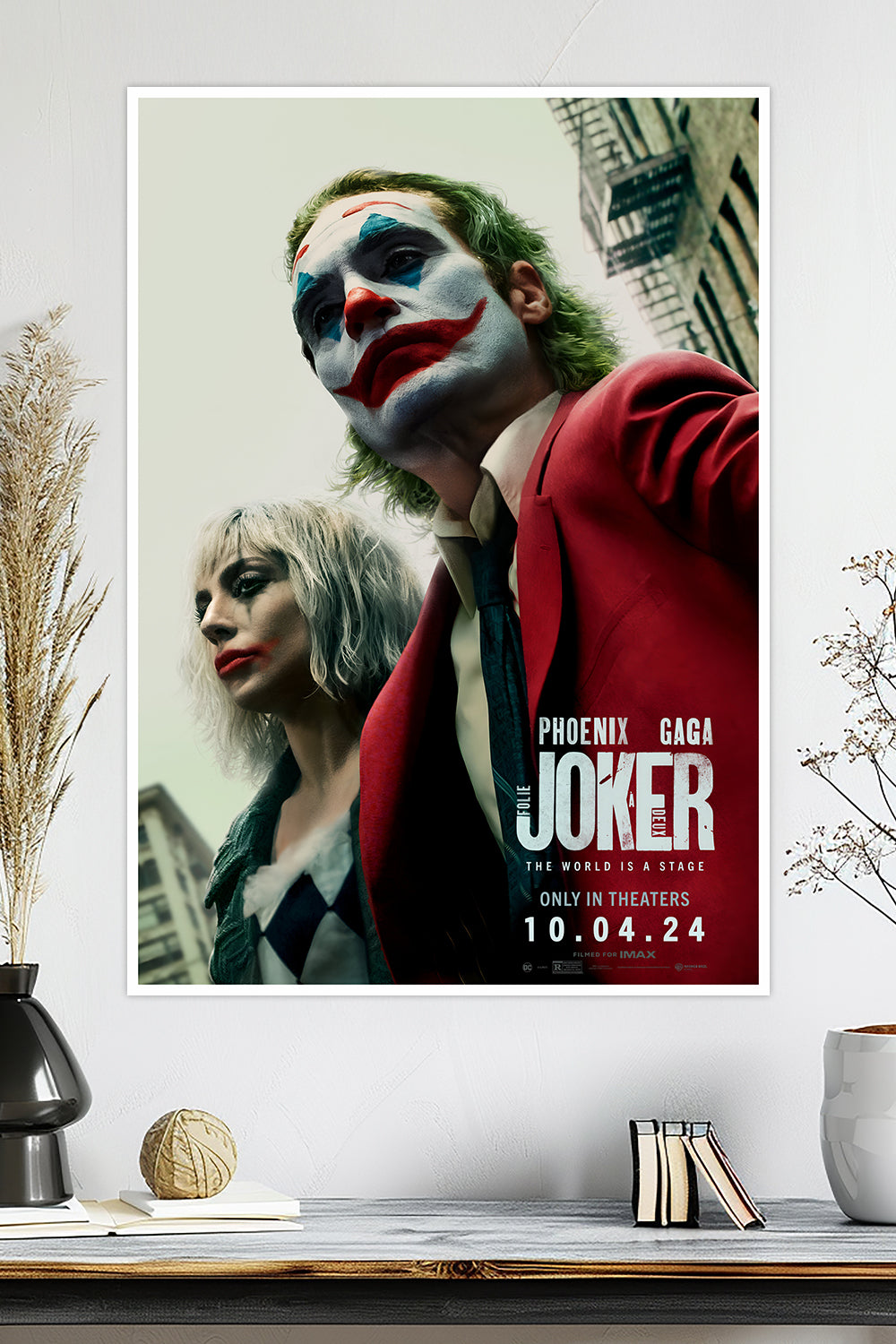 Joker: Folie à Deux Poster | Joaquin Phoenix & Lady Gaga | Jocker 2 ...