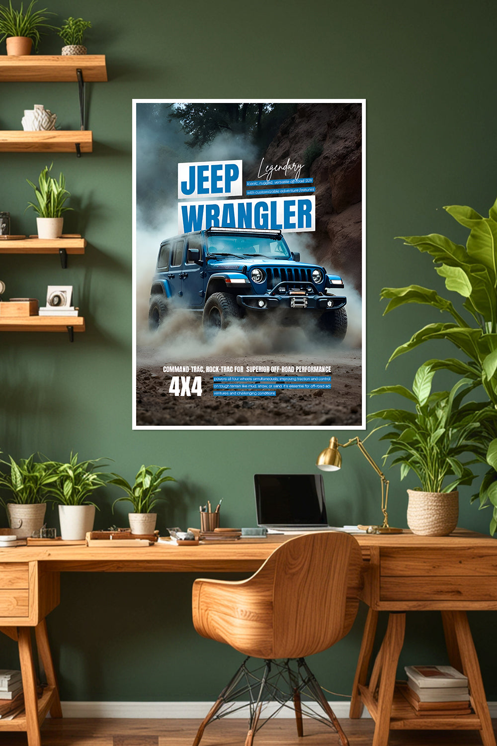 Jeep Wrangler | 4x4 Off-Road | Car Poster