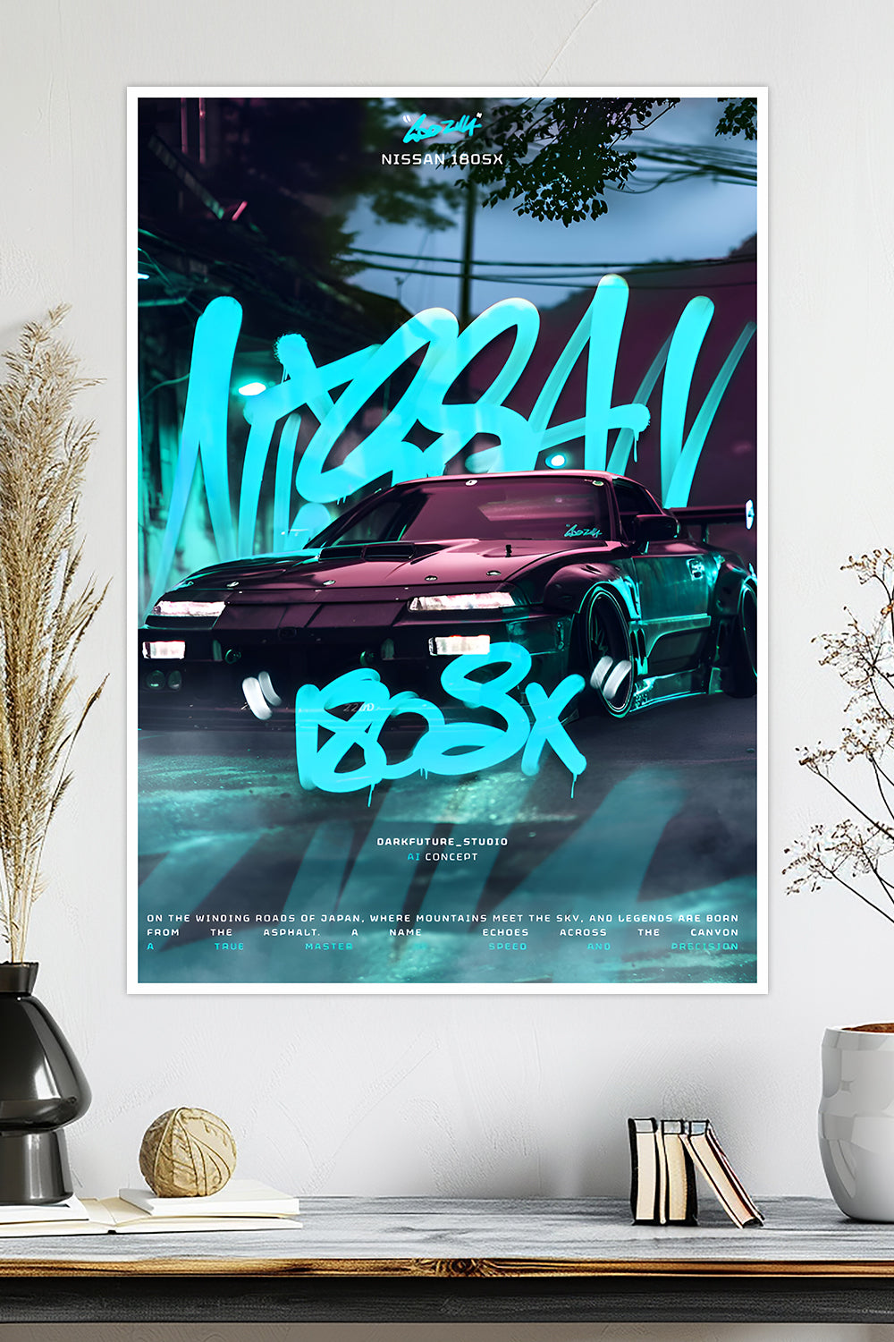 Nissan 180SX | Car Poster