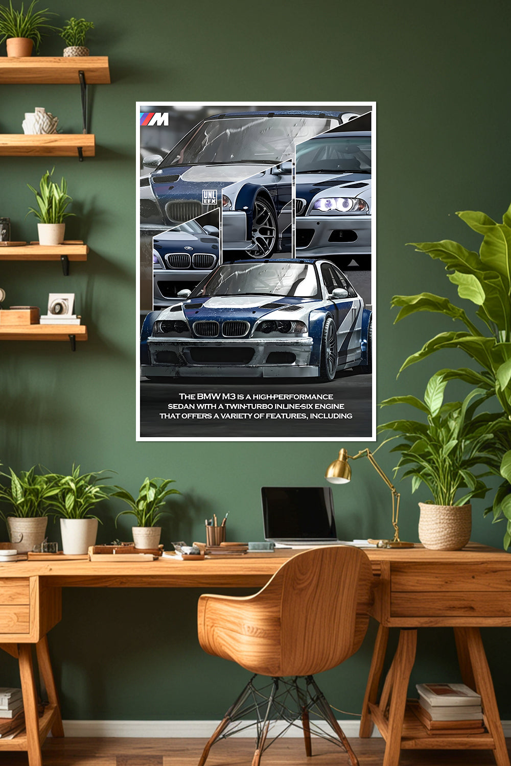 BMW M3 | E46 Most Wanted | Car Poster