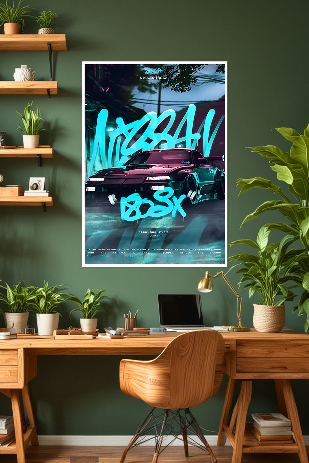 Nissan 180SX | Car Poster
