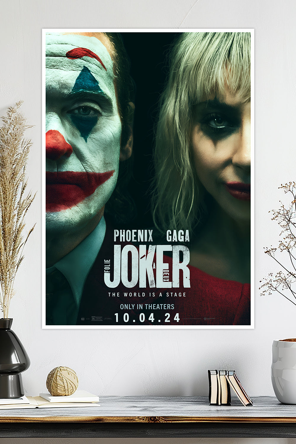 Joker: Folie à Deux Poster | Joaquin Phoenix & Lady Gaga | Jocker 2 | DC Poster