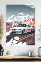 BMW E36 | AI Concept Car Poster