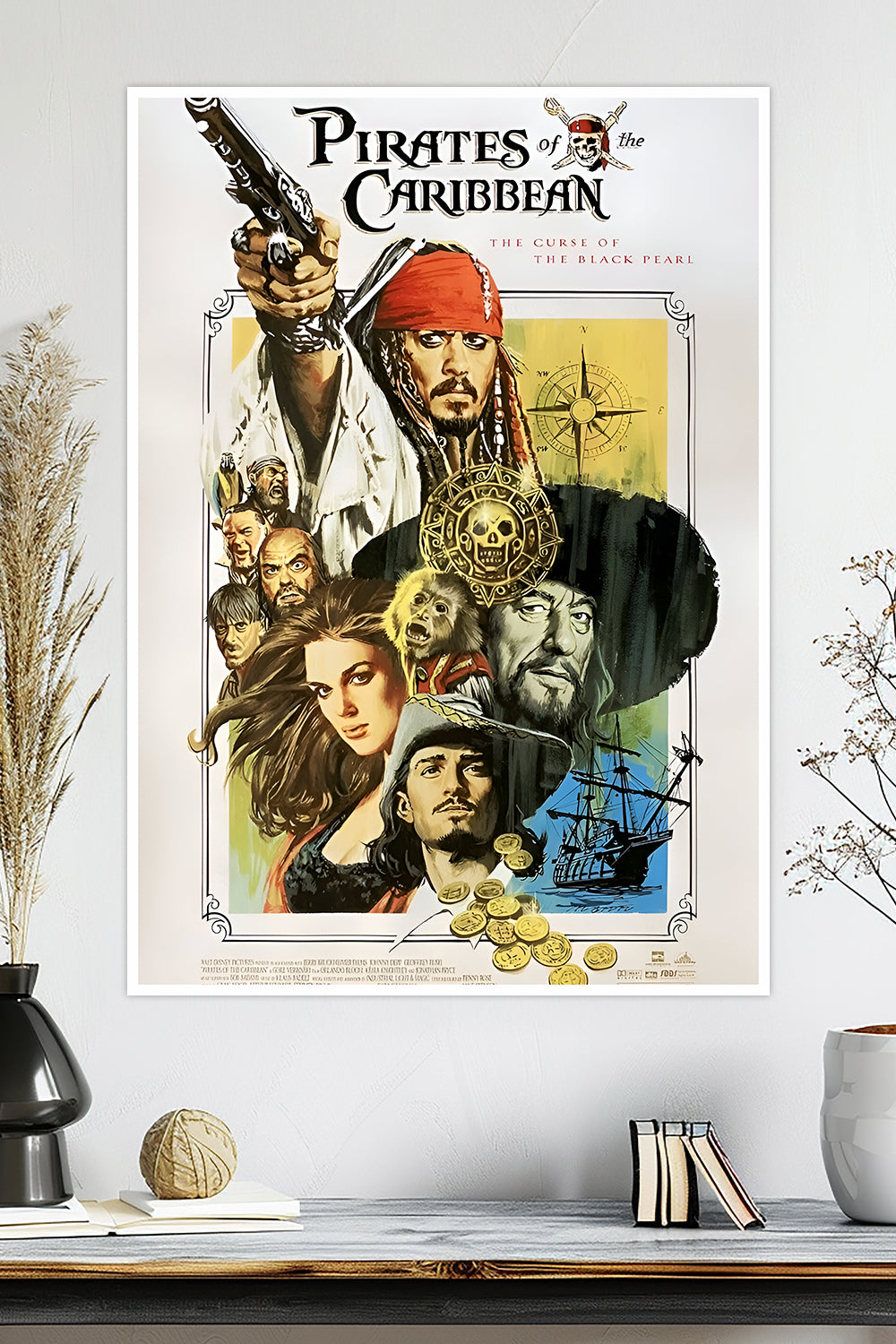 Pirates of the Caribbean | The Curse of the Black Pearl | Movie Poster