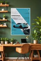 Porsche 911 GT3 | 60 Years Legend | Car Poster