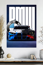 BMW M4 & M4 GT3 EVO | Car Poster