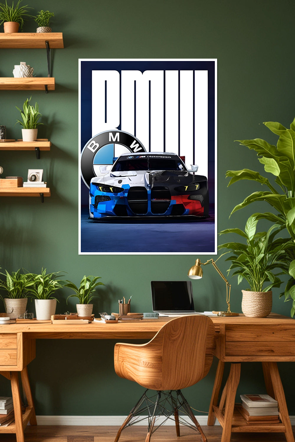 BMW M4 & M4 GT3 EVO | Car Poster