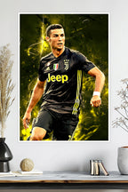 Cristiano Ronaldo | Jeep Partnership | Football Poster