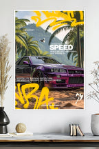 Nissan Skyline GT-R R34 | Car Poster