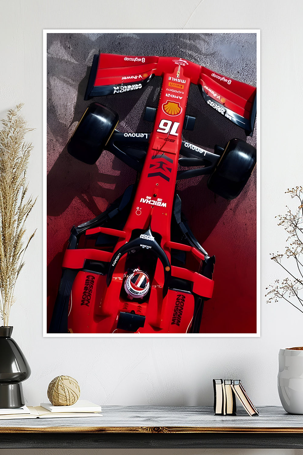 Ferrari F1 Car | F1 Racing Poster