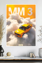 BMW M3 E30 | Clouds | Car Poster