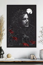 Winter is Coming | Jon Snow Wall Art | Game of Thrones | TV-Series Poster