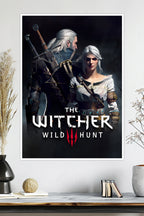 Geralt and CiriThe | Witcher 3: Wild Hunt | Game Poster