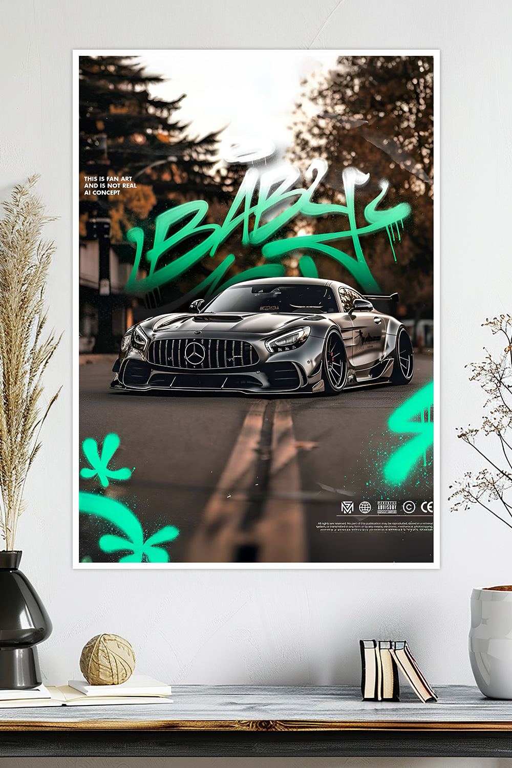 Mercedes-AMG GT | AI Concept Car Poster