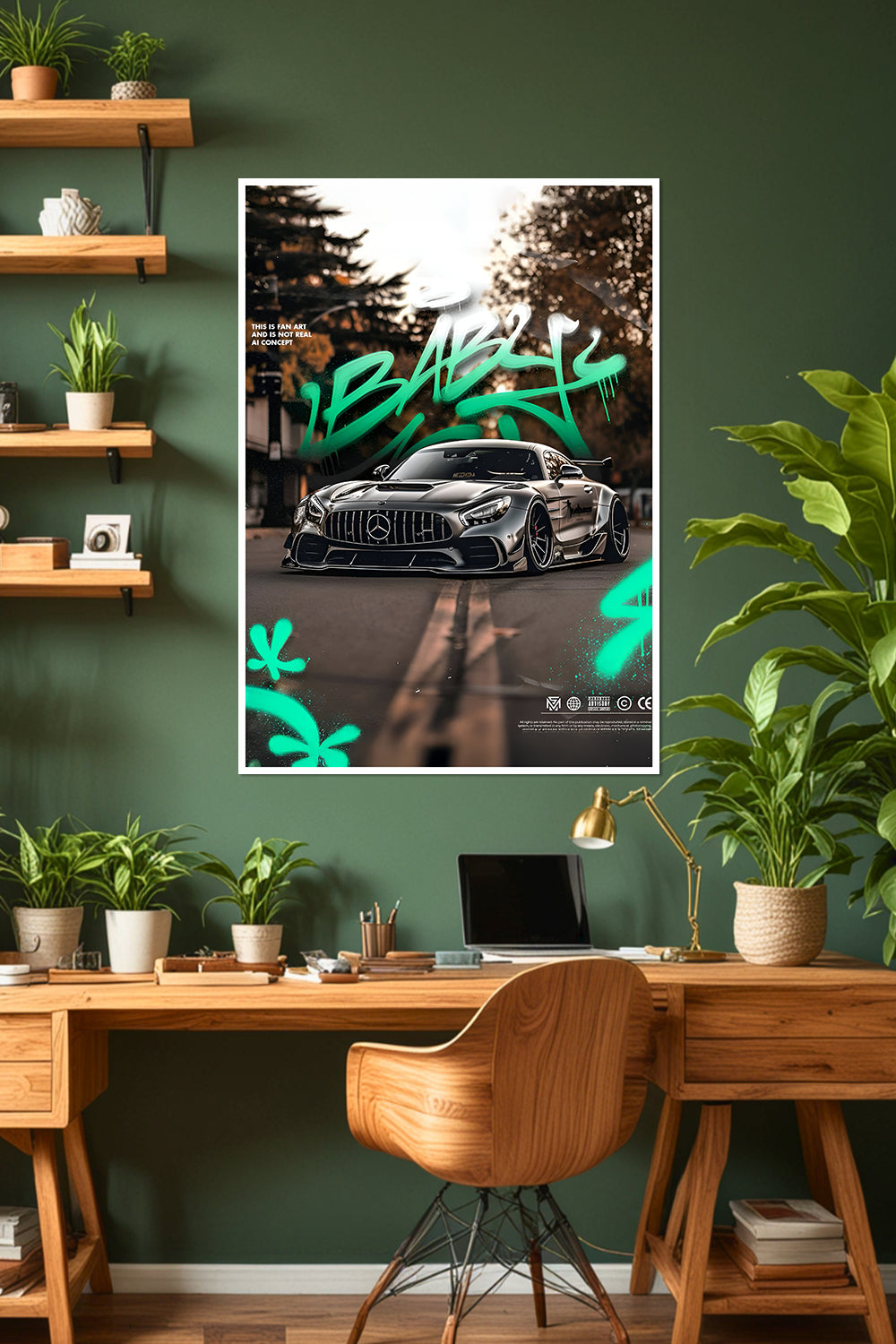 Mercedes-AMG GT | AI Concept Car Poster