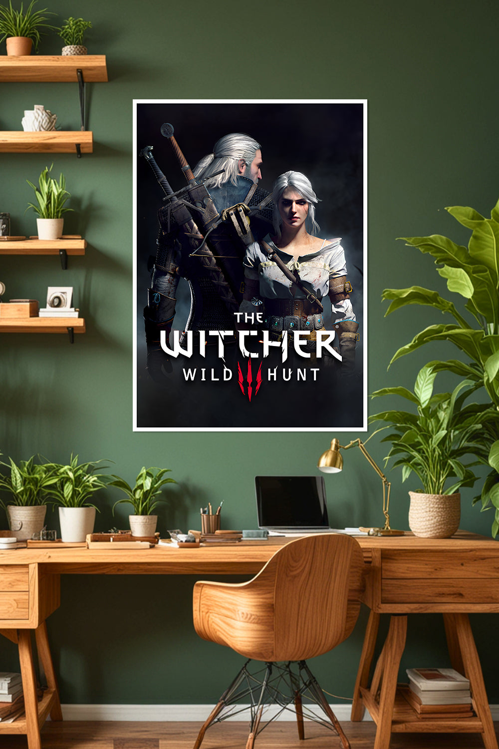Geralt and CiriThe | Witcher 3: Wild Hunt | Game Poster