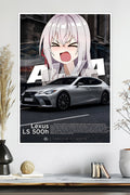 Anya | Lexus LS 500h | Car Poster