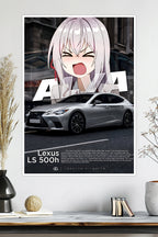 Anya | Lexus LS 500h | Car Poster