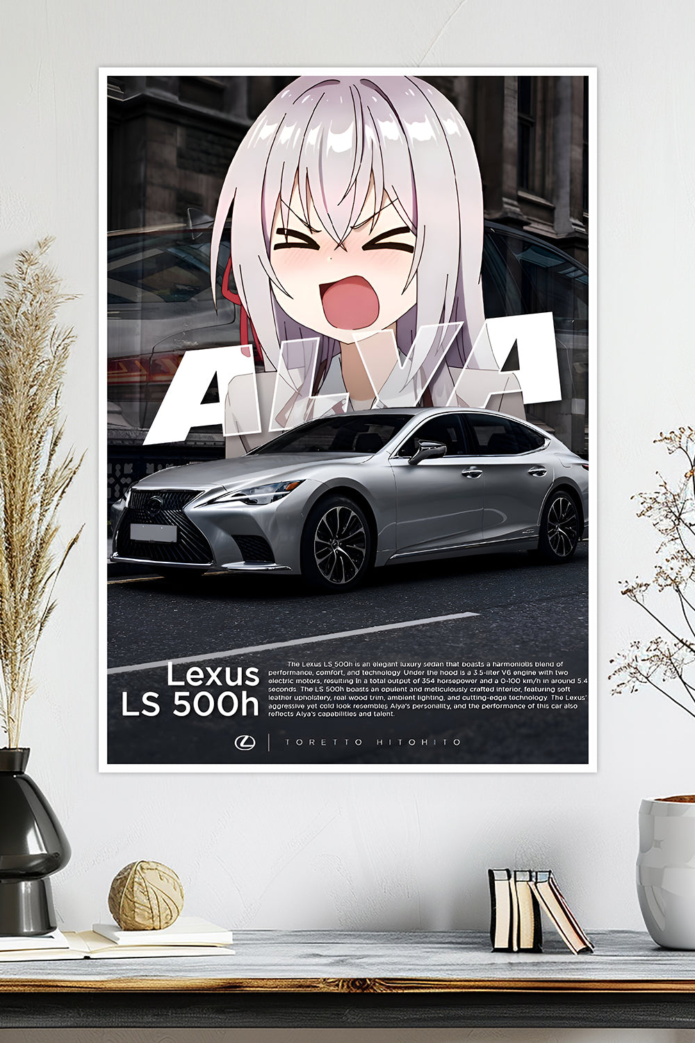 Anya | Lexus LS 500h | Car Poster