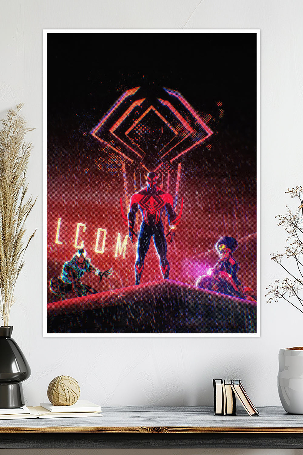 Spider-Verse Showdown: Spider-Man 2099, Miles Morales, and LCOM | Marvel Poster