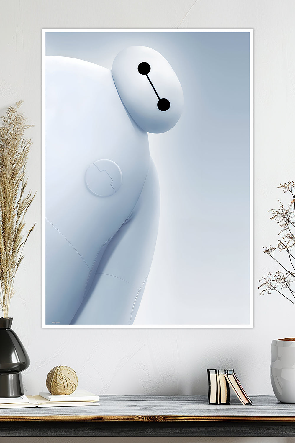 Minimalist Baymax | Big Hero 6 | Movie Poster