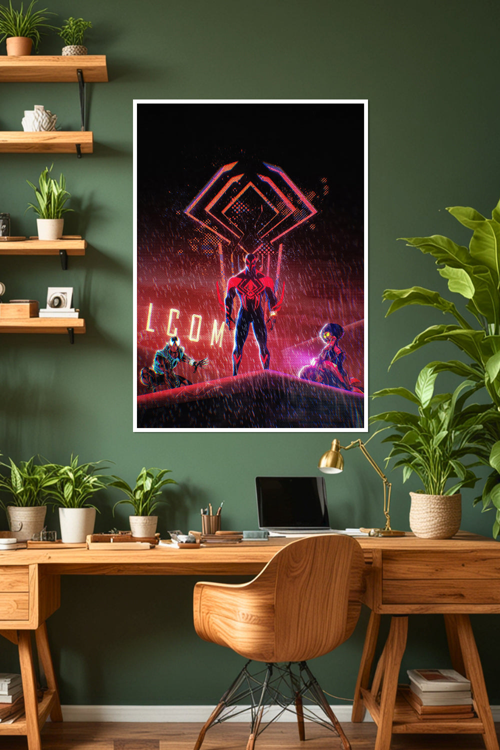 Spider-Verse Showdown: Spider-Man 2099, Miles Morales, and LCOM | Marvel Poster