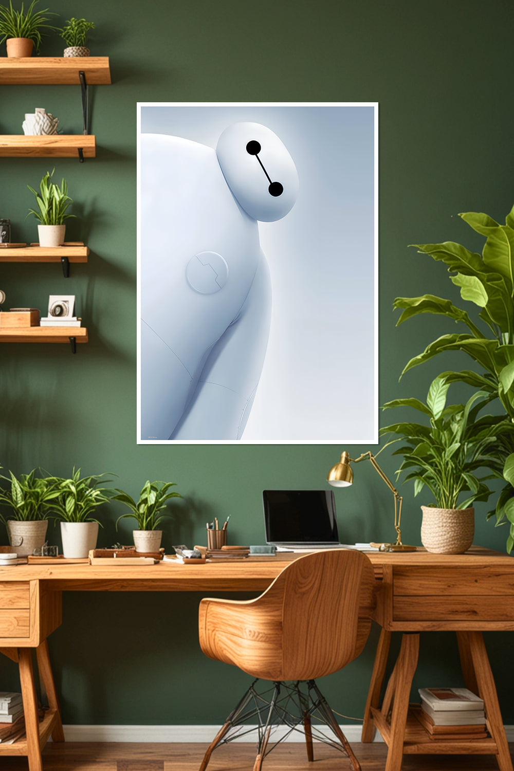 Minimalist Baymax | Big Hero 6 | Movie Poster
