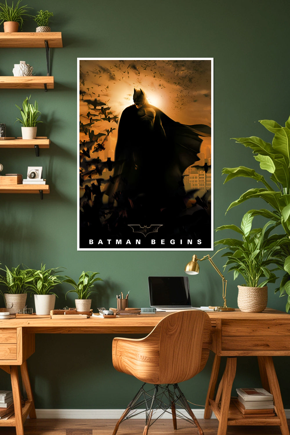 Batman Begins | Christian Bale | The Dark Knight | DC Poster