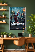 The Avengers | Iron Man, Thor, Hulk & Captain America | Marvel Poster