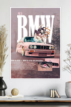 Nezuko | BMW M3 E30 | Car Poster