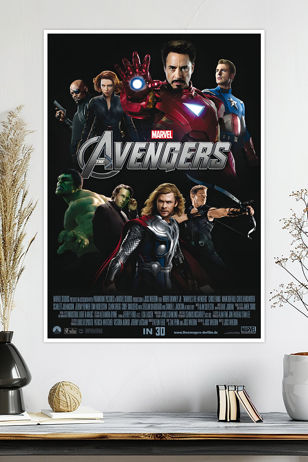 The Avengers | Iron Man, Thor, Hulk & Captain America | Marvel Poster