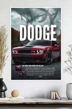 Dodge Challenger SRT Hellcat | Car Poster