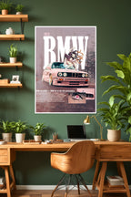 Nezuko | BMW M3 E30 | Car Poster