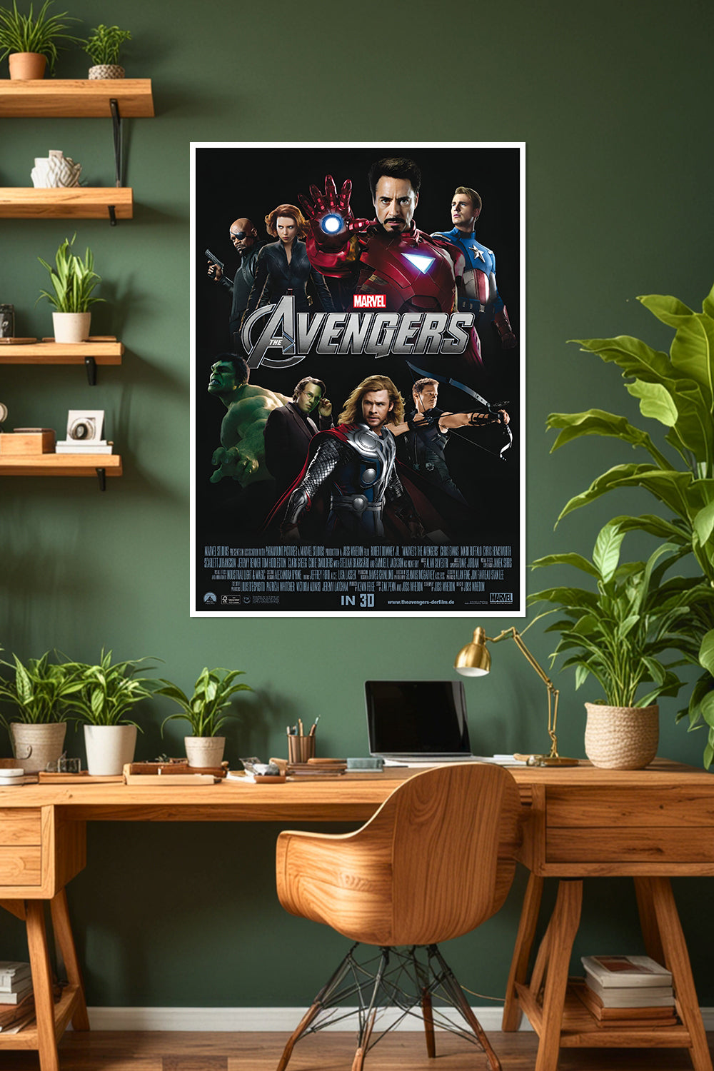 The Avengers | Iron Man, Thor, Hulk & Captain America | Marvel Poster