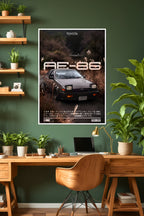 Toyota AE86 | Car Poster